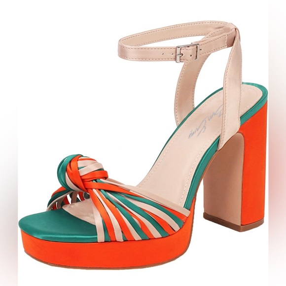 Colorful platform sandals - Picture 2 of 5